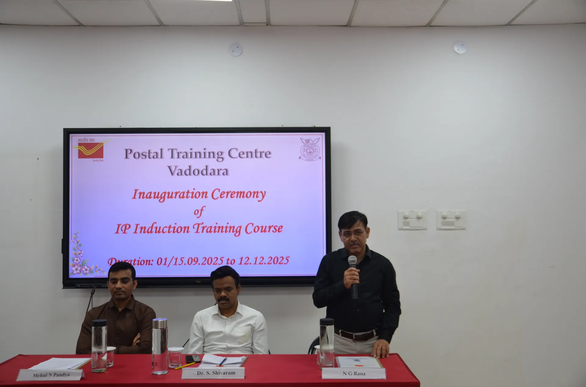Ip Induction Manage Event: Inauguration Ceremony of IP Induction Period - 01/15.09. ...