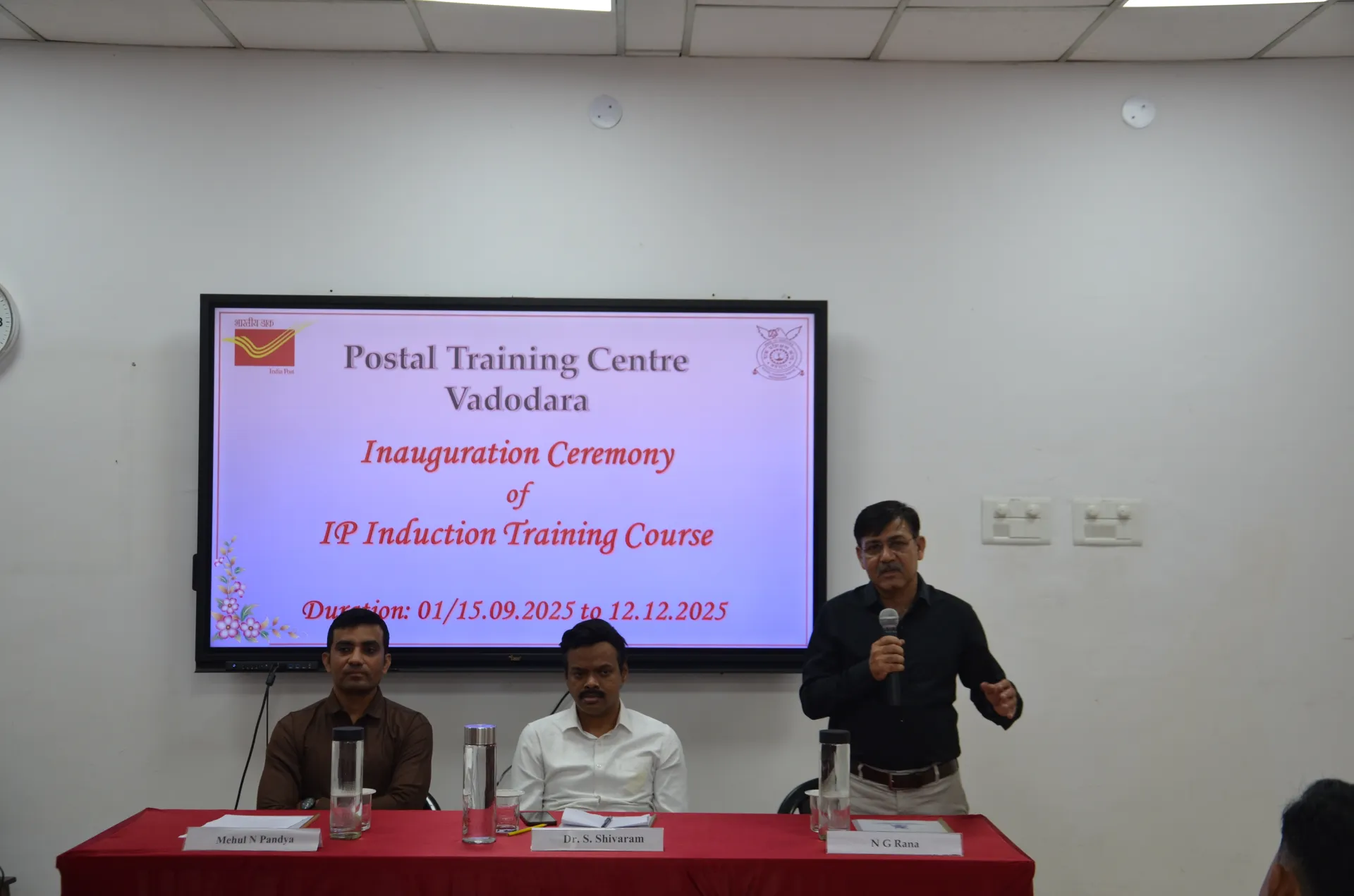 Ip Induction Manage Event: Inauguration Ceremony of IP Induction Period - 01/15.09. ...